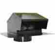 Ex-rcgc Speedi-products 6 Inch Galvanized Flush Roof Cap Removable Screen With Collar Black