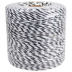 Fapw1120 Farmily Portable Electric Fence Polywire 1312 Feet 400ml Xl Black And White