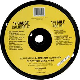 Fw-00001t Fi-shock 1/4 Mile 17 Gauge Spool Aluminum Wire 1 Pack Silver