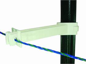 102026 Field Guardian T-post Reverse Extension Insulator Polywire 5-inch White