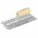G02374 Goldblatt Tool Company 1 2-inch Square Notch Carbon Steel Trowel 084389023744