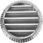 Glrdpg18g Cmi Silver Round Steel Gable Vent