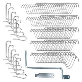 Glsja Tswljq01 110 Pcs Fence Wire Tightener Tool With 2 Tighteners Handle Stainless Steel