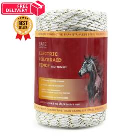 Golden Cock Tdt4932 Electric Fence Wire 1000 Ft 1/4 Inch 6 Mm Thick And Highly