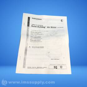 307304ab Graco 307304 Bulldog Quiet Air Motor Instruction Manual 1223