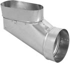Gvl0240-a Imperial Galvanized Steel Round To Oval Duct Boot