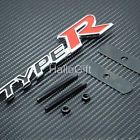 High Performance Part New Type R Logo Grill Grille Emblem Universal Fitment For All Vehicles Red 163774486866