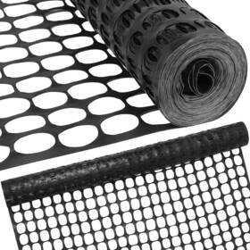 Stf-bk-4100 Houseables Plastic Fence Temporary Chicken 4x100ft Roll Black