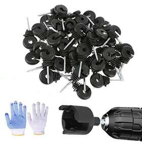 Gb-gsins004 Ifire 100pcs Black Electric 100 Insulator/1 Insulator Socket/1 Gloves 102
