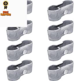 Jake Sales 1-7-8 Kennel Clamp Qty 8 - Chain Link Fence Panel Clamps 1-7/8 Inch 8 Pack Galvanized/zinc