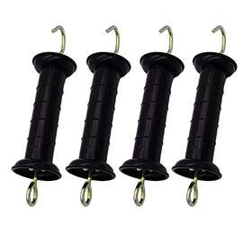 Jbt 737759446895 4 Pcs Plastic Electric Fence Gate Handle With Insulators Spring