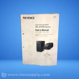 96m11124-1 Keyence Ml-z9500 Series Co2 Laser Marker Manual Usip
