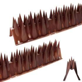 Kokmeya Lj-052 Bird Spikes Brown 24 Pack New Roof Overhang