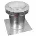 Kv-10 Active Ventilation Aluminum Flat Roof Exhaust Static Vent Attic Cap Moisture Ventilator