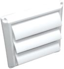 63467856207 L2676w Lambro Metal White Plastic Exhaust Replacement Louvered Dryer