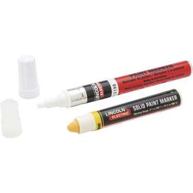Kh982 Lincoln Electric Paint Markers - 2-ct. Pkg White And Yellow Model#