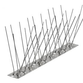 Meiyan Qin01 Bird Spikes With Stainless Steel Base Durable Arrow Pigeon Silver