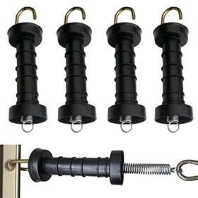 Moeuffir 743645757235 5 Pcs Plastic Electric Fence Gate Handle With Spring