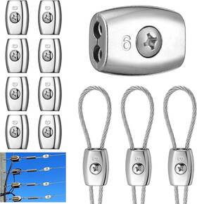 Dd-moxweyeni-1665 Moxweyeni 10 Pcs Electric Rope Connectors 6 Mm Poly Connector Heavy