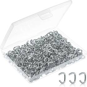 Mr. Pen 840316923170 Galvanized Hog Rings 3/8 Inch 425 Pcs Auto Silver