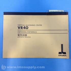 Vr40-osp5020m Okuma Vr40-osp5020m/osp500m-g Vr40 Osp5020m / Osp500m-g Electrical Drawing Manual Usip