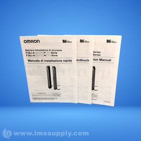 3127475-8b Omron Saftey Light Curtain Instillation Manual 3 Pc 5226