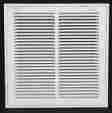 Rfg1414 Grills Registers 14 X Return Filter Grille Easy Air Flow Flat Stamped Face 622417528788