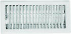 Rg0283 Imperial Louvered Design Floor Register In Steel White 063467125884