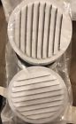 Rlw-100-4 Maurice Franklin Aluminum Round Insect Proof Mini Louvers White
