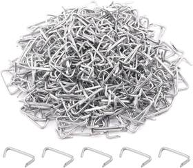 R-534 Rustark 1000 Pcs 3/4 Inch Galvanized Hog Rings Professional Upholstery Silver