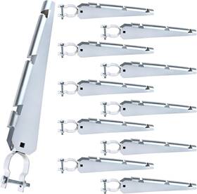 Shengyi011 Shengyi 723735322390 Barbed Wire Arm Extend For 1-3/8inch Hot-dip Silvery