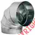 Shm92614 The Sheet Metal Kid 14 90 Deg Adjustable Duct Elbow Hvac Ductwork Heating And Cooling