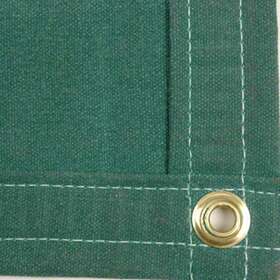 Ct120620gr Sigman 6ft X 20ft Heavy Duty Cotton Canvas Tarp 18 Oz - Green Made In Usa New