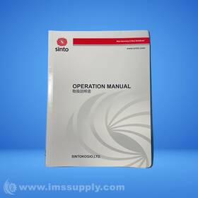 Cyap-10c-100-10ha Sinto America Inc. Operation Manual 8089