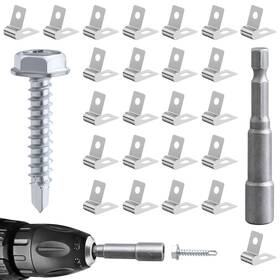 Sptchapn Sz-xianjia-001 50 Fence Wire Clamps Agricultural Pcs Metallic