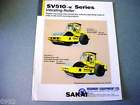 Sv510-1e Sakai Series Vibrating Roller Brochure