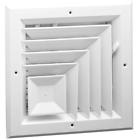 Sv882corner Corner Aluminum Ceiling Diffuser With Oposing Dampers Via 622417551441