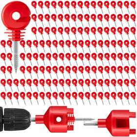 Sweetude Kou-sweetude-30738 200 Pcs Electric Fence Insulator With 1 Socket Red