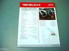 Tb235 Takeuchi Hydraulic Excavator Brochure