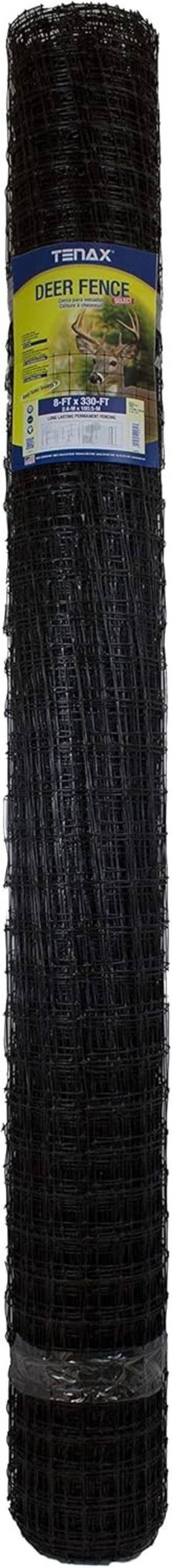 1a100139 Tenax Deer Fence C-flex Select 8ftx330ft Black