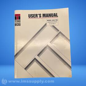 Texas Microsystem 2303-7x9 2303 7x9 User Manual 7148