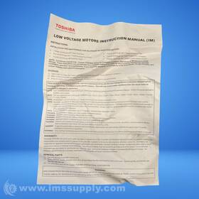 Toshiba 195-0100 Instruction Manual 4629
