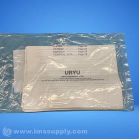 Uryu Seisaku Ltd. 2134031 Instruction Manual Fnip