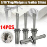 Uub396215 Plug Wedges And Feather Shims Concrete Rock Stone Splitter