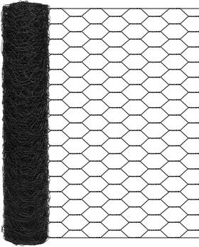 B0b716kyxp Vensovo Ca Garden Poultry Black Chicken Wire - 16.5 Ftft 157 Inch X 13.1 Ft