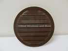 Vr6br Shed Windows And More Aluminum Vent Round Brown With Screen