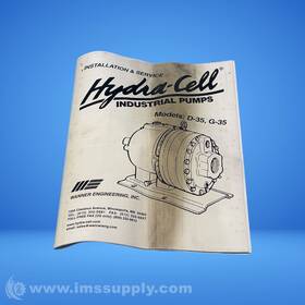 D35-991-2400 Wanner Engineering Manual For Hydra-cell Pumps 4397