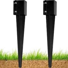 Wimart Ax009 Fence Post Anchor 24&apos &apos X4&apos Style A 2 Pack