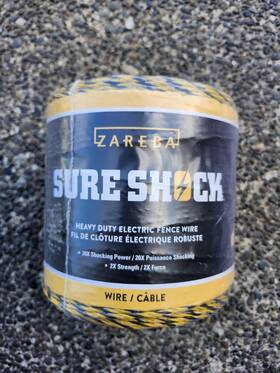 Hdw1320ya-z Woodstream Corporation Zareba Heavy-duty Sure Shock Aluminum Polywire Pvc-coated Yellow