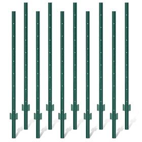 277-3 Xyadx Xyada Fence Posts Sturdy Duty Metal Post U For 3 Feet Green